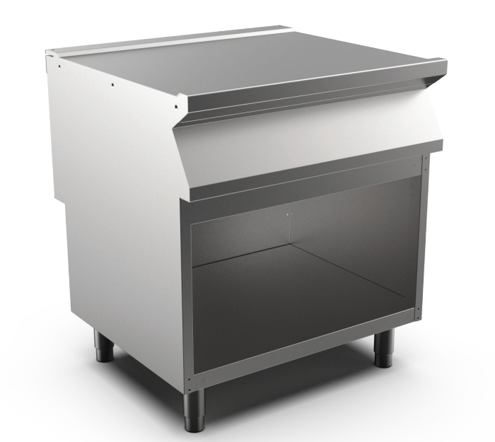 Infill Bench, Mareno, EN98G, M1 90 Series, 800mm, Worktop, Stainless Steel, with Stand