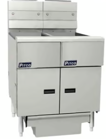 Pitco EP18-FF-2/FD | Cold Zone | 40L Oil Capacity | 2 Bank Fryer | Electric Fryer