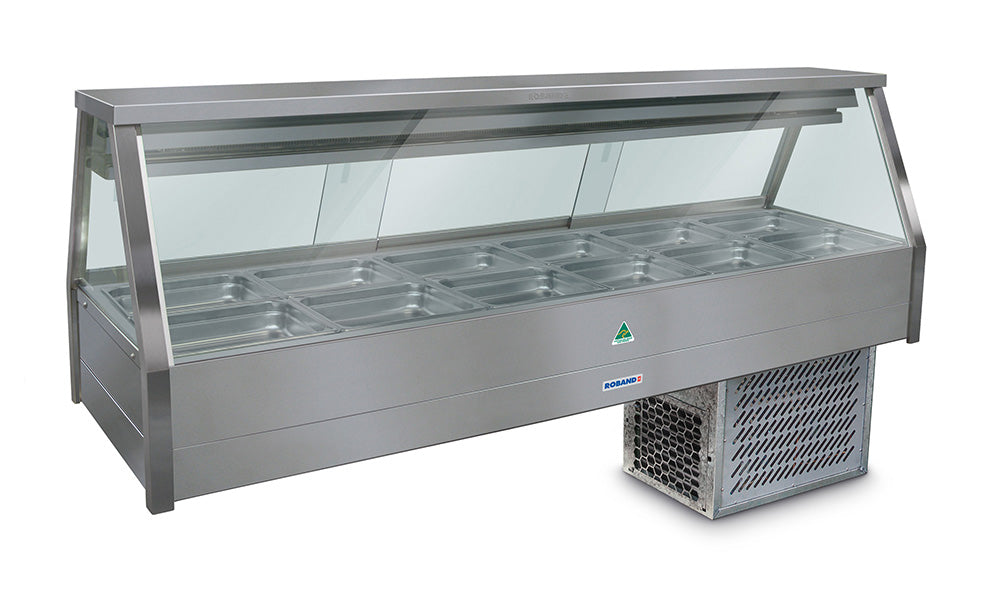 Roband ERX26RD | Straight Glass | Refrigerated Cold Plate | Cross Fin Coil | Refrigerated Salad Bar