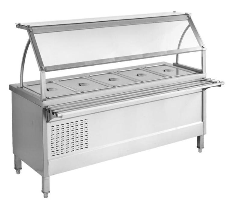 Buffet Fridge, F.E.D BS5C, with Glass Roof, Buffet Servery