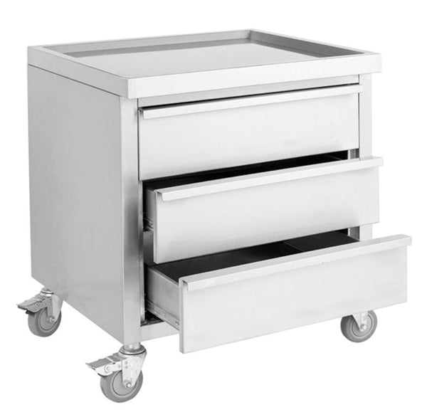 F.E.D MDS-6-700 I Mobile Cabinet Workbench I Rolling Workbench I with 3 Drawers
