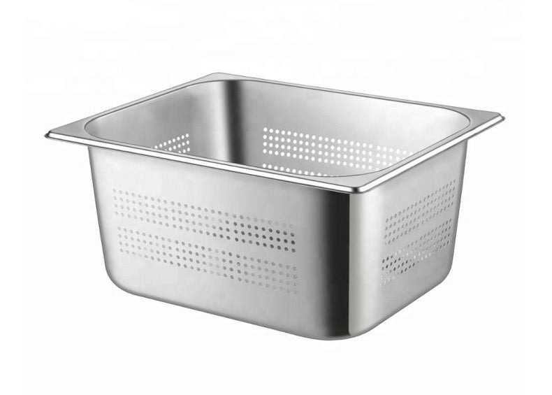 F.E.D P12100 Australian I Steamer Pan I Perforated Pan I Stainless Steel Pan 1/2