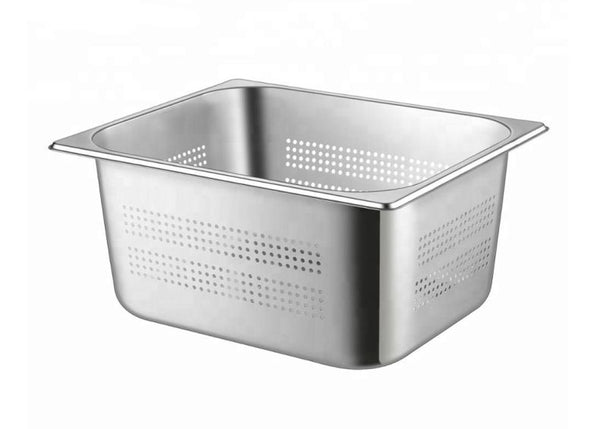 F.E.D P12100 Australian I Steamer Pan I Perforated Pan I Stainless Steel Pan 1/2