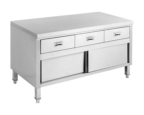 F.E.D SKTD6-1500 I Work Bench I Cabinet I with Doors & I 3 Drawers
