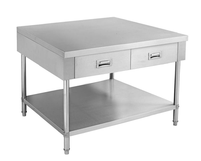 F.E.D SWBD-6-0900 I Work Bench I Workbench With Drawers I 2 Drawers & Undershelf