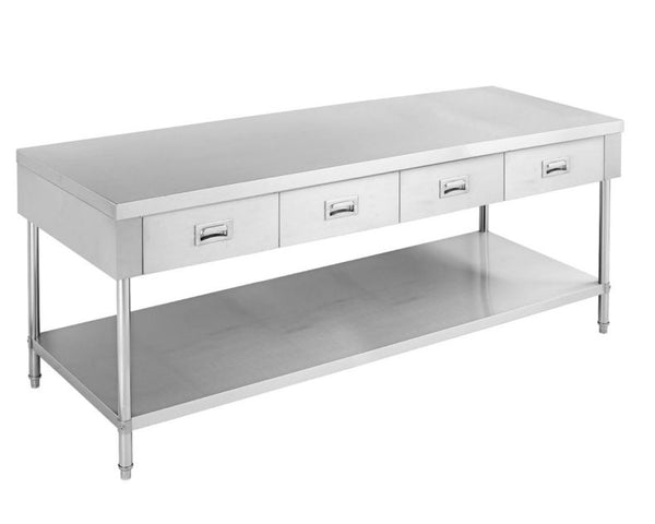 F.E.D SWBD-6-1800 I Work Bench I Workbench With Drawers I 4 Drawers & Undershelf