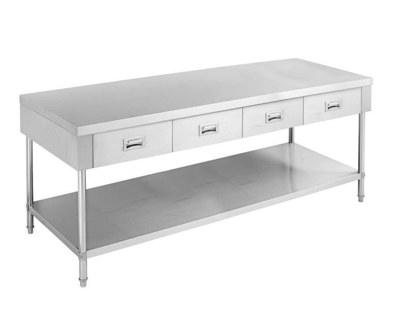 F.E.D SWBD-7-1800 I Work Bench I Workbench With Drawers I 4 Drawers & Undershelf