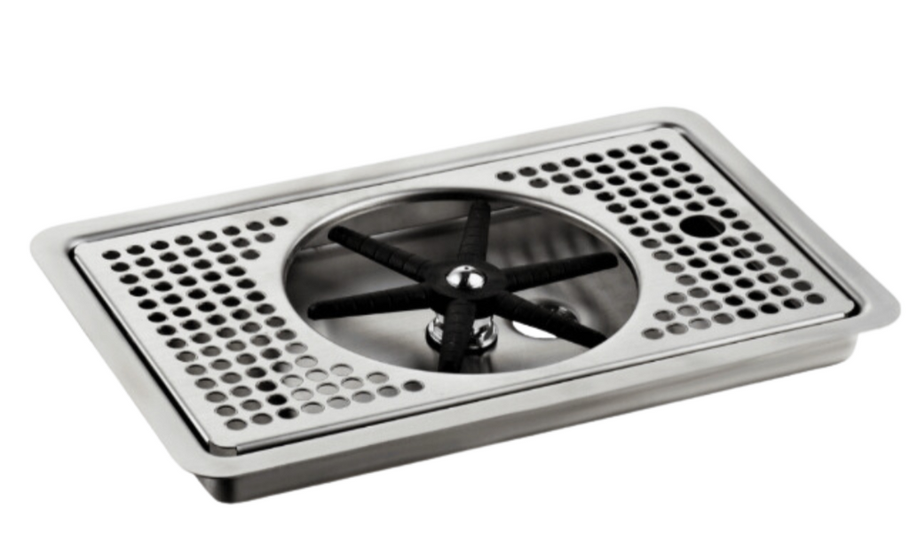 F.E.D T9860-D I Glass Rinser I 304 Stainless Steel I Counter Top Model I with ⌀145mm Arm
