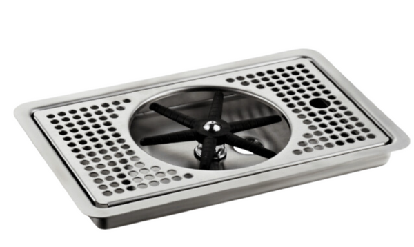 F.E.D T9860-D I Glass Rinser I 304 Stainless Steel I Counter Top Model I with ⌀145mm Arm
