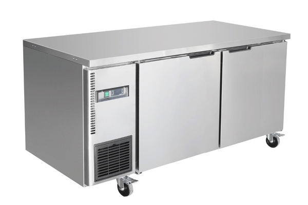 F.E.D TL1500BT I Stainless Steel Freezer I Double Door Freezer I Work Bench I Freezer