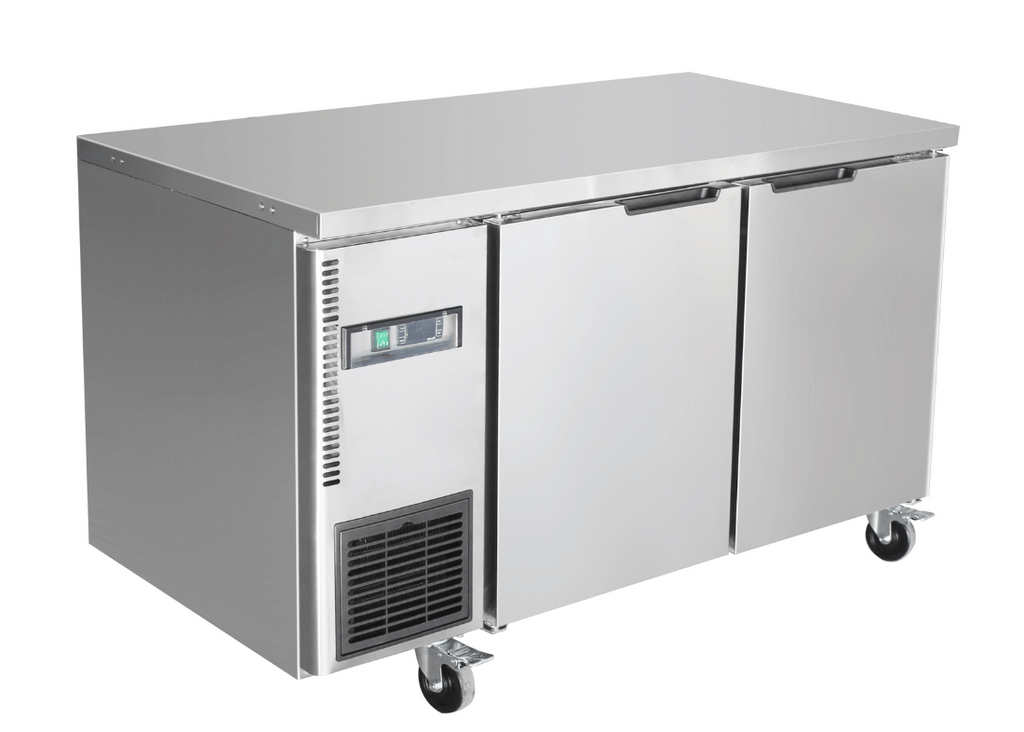 F.E.D TS1200BT I Stainless Steel Freezer I Double Door Freezer I Work Bench I Freezer