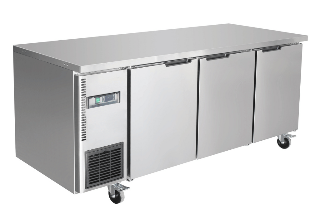 F.E.D TS1800BT-3D I Stainless Steel Freezer I 3 Door Freezer Commercial I Work Bench I Freezer