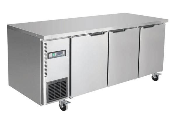 F.E.D TS1800BT-3D I Stainless Steel Freezer I 3 Door Freezer Commercial I Work Bench I Freezer