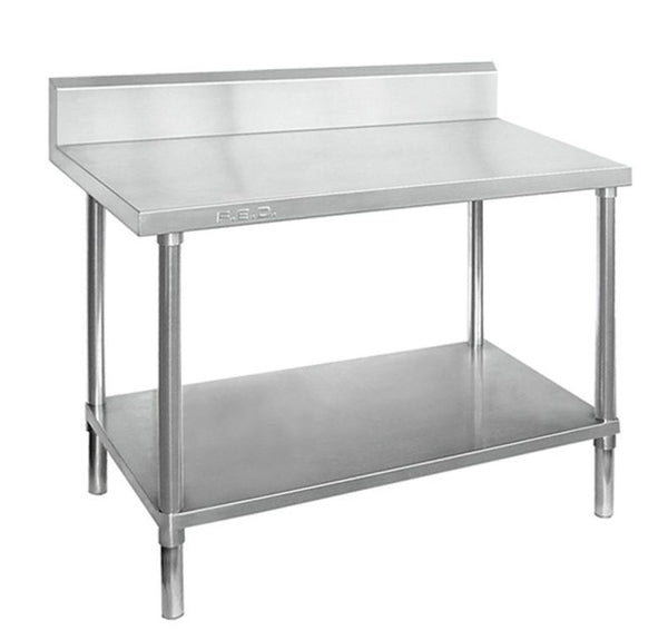 F.E.D WBCB7-0700/A I Corner Work bench I with Splashback I Under Shelf Storage