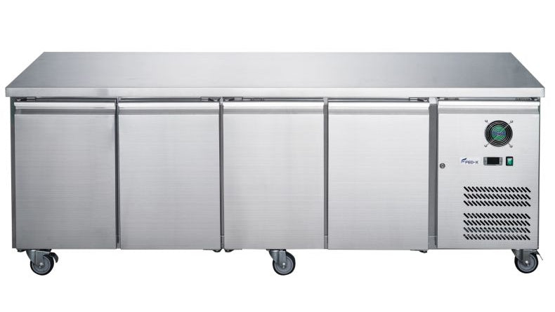 F.E.D XUB7C22S4V | Stainless Steel Fridge | 4 Door Fridge | Bench Fridge | Underbench Fridge