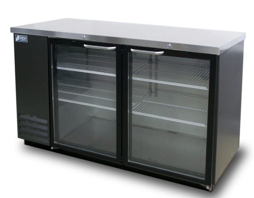 Fresh Refrigeration FBB-59BG | Back bar|Glass Door | Back Bar Cooler | Back Bar Refrigerator