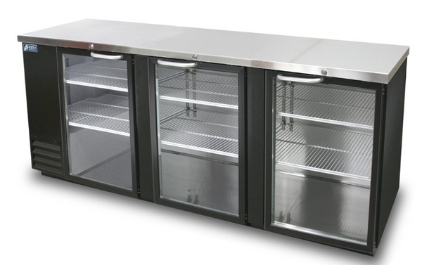 Fresh Refrigeration FBB-90BG | Back bar | Glass Door | Back Bar Cooler | Back Bar Refrigerator