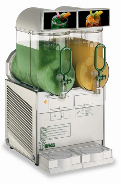 BRAS FBM2 White Slushie Machine I 2 x 10L
