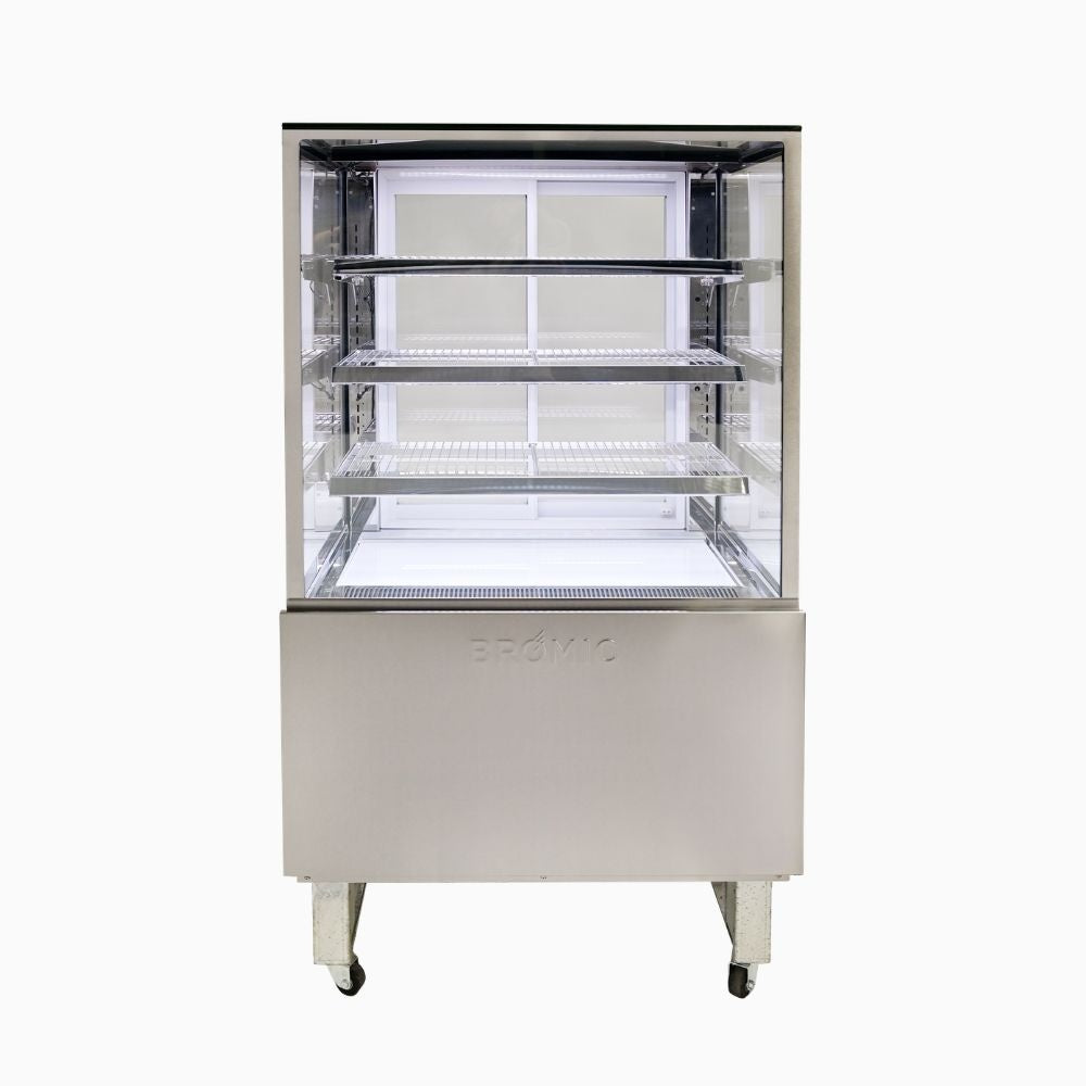 Bromic FD4T0660C-SS-RW | Chilled Food Display | 660mm | 4 Tier | Stainless Steel Surround