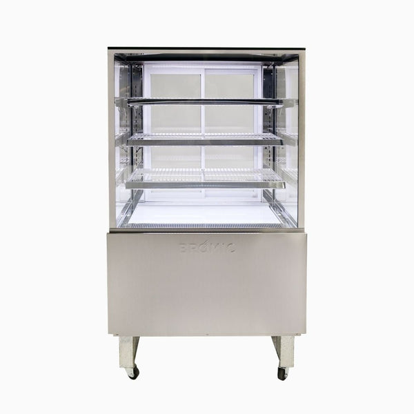 Bromic FD4T0660C-SS-RW | Chilled Food Display | 660mm | 4 Tier | Stainless Steel Surround
