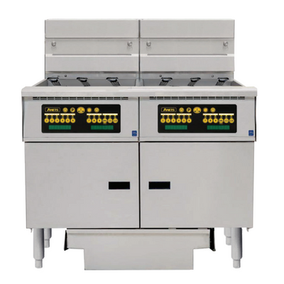 Anets FDAEP218RC | Platinum Series | Electric Fryer with Computer Control | 2 Filter Drawer System | Drawer Fryers
