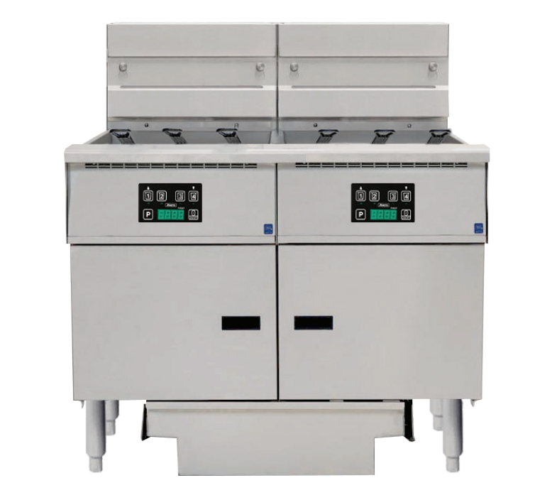 Anets FDAEP218RD | Platinum Series | Electric Fryer with Digital Control | 2 Filter Drawer System | Drawer Fryers