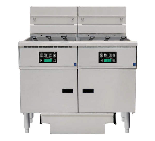 Anets FDAEP218RD | Platinum Series | Electric Fryer with Digital Control | 2 Filter Drawer System | Drawer Fryers