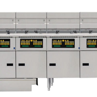 Anets FDAEP414C | Platinum Series | Electric Fryer with Computer Control | 4 Filter Drawer System | Drawer Fryers