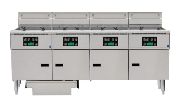 Anets FDAEP414D | Platinum Series | Electric Fryer with Digital Control | 4 Filter Drawer System | Drawer Fryers