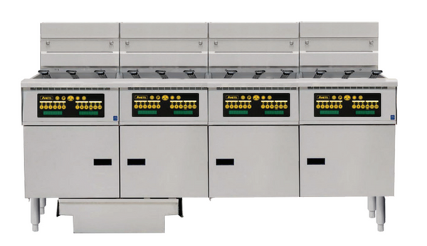 Anets FDAEP418RC | Platinum Series | Electric Fryer with Computer Control | 4 Filter Drawer System | Drawer Fryers