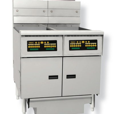 Anets FDAGP255C | Platinum Series | Gas Fryer with Computer Control | 2 Filter Drawer System | Drawer Fryers