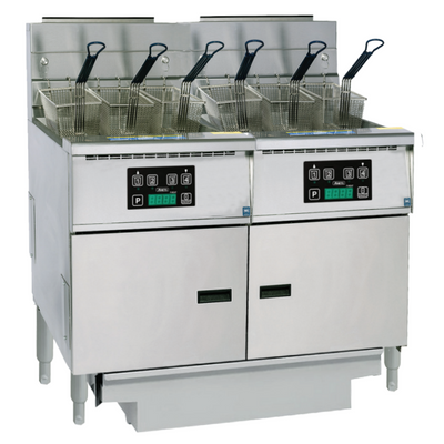 Anets FDAGP275D | Platinum 75 Series | Gas Fryer with Digital Control | 2 Filter Drawer System | Drawer Fryers