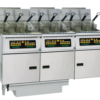 Anets FDAGP375C | Platinum 75 Series | Gas Fryer with Computer Control | 3 Filter Drawer System | Drawer Fryers
