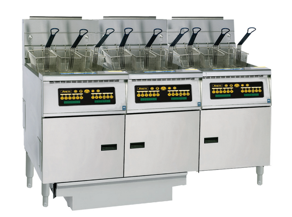 Anets FDAGP375C | Platinum 75 Series | Gas Fryer with Computer Control | 3 Filter Drawer System | Drawer Fryers