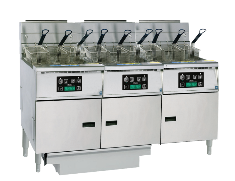 Anets FDAGP375D | Platinum 75 Series | Gas Fryer with Digital Control | 3 Filter Drawer System | Drawer Fryers