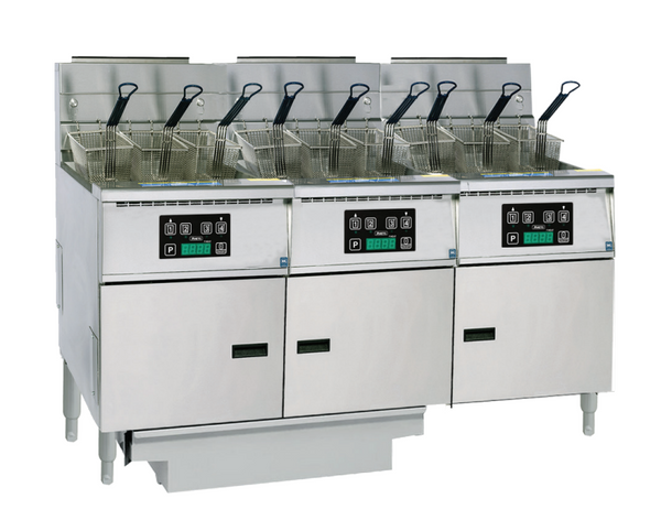 Anets FDAGP375D | Platinum 75 Series | Gas Fryer with Digital Control | 3 Filter Drawer System | Drawer Fryers