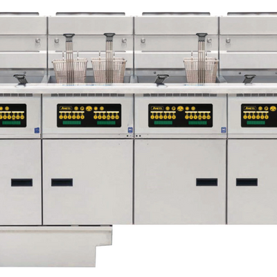 Anets FDAGP455C | Platinum Series | Gas Fryer with Computer Control | 4 Filter Drawer System | Drawer Fryers
