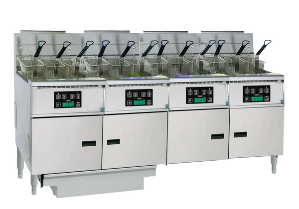 Anets FDAGP475D | Platinum 75 Series | Gas Fryer with Digital Control | 4 Filter Drawer System | Drawer Fryers