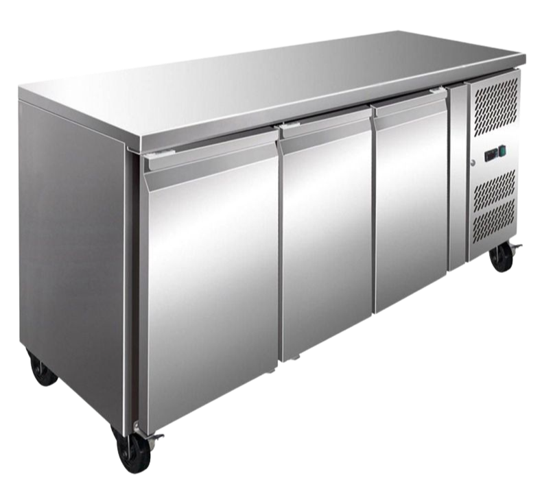 Fridge Freezer, F.E.D FE3100TN, 3 Door, 386L, Fridge Freezer, Work Bench