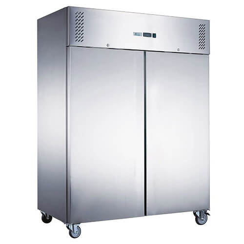 F.E.D XURF1200SFV I Stainless Steel Freezer I Double Door Freezer I Upright Freezer