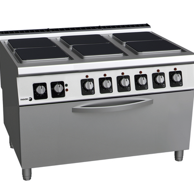 FED C-E961OP | Fagor Kore 900 Series | 6 Electric Burners | With Oven | Cooktop Burner