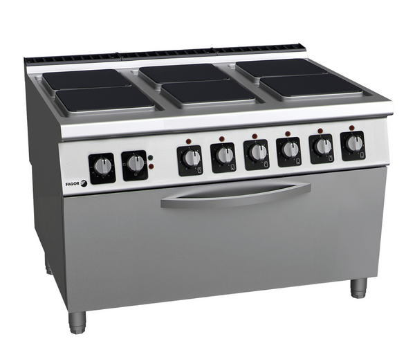 FED C-E961OP | Fagor Kore 900 Series | 6 Electric Burners | With Oven | Cooktop Burner
