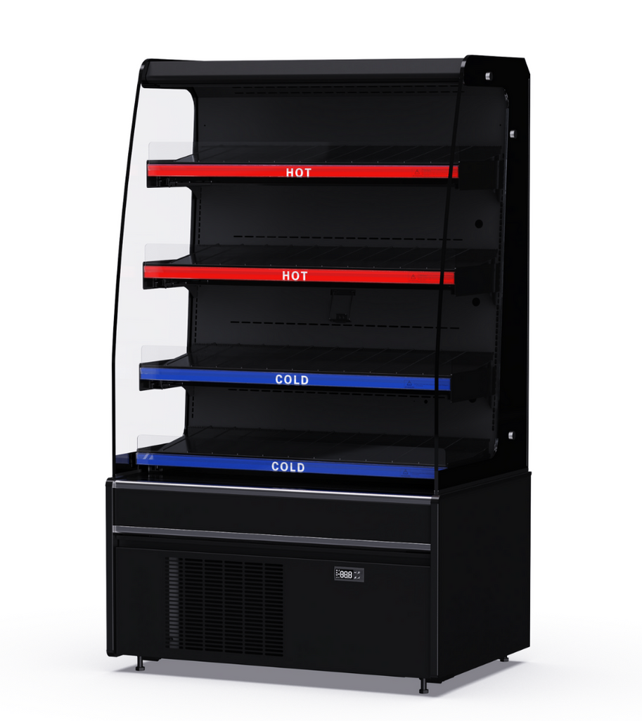 FED DC-900CH | Thermaster Grab & Go Cabinet | Heated or Chilled Open Display | Food Display