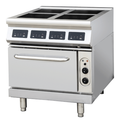 FED IC9-4B | ElectMax Induction | 4 Burner Cooker | With Convection Oven