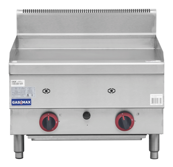 FED JUS-TRG60ELPG | GasMax Benchtop | 2 Burner Griddle | LPG Gas Griddle