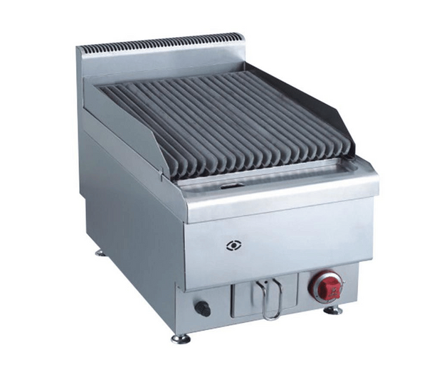 FED JUS-TRH40ELPG | GasMax Benchtop | Gas Lava Rock Grill | LPG Griller