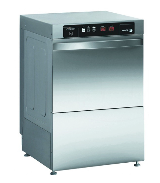 FED WGC-400TBD | Fagor INOVA Glasswashers | with Drain Pump & Detergent Dispenser | Glasswashers