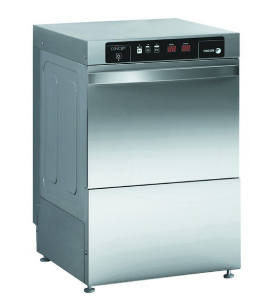 FED WGC-400TBD | Fagor INOVA Glasswashers | with Drain Pump & Detergent Dispenser | Glasswashers