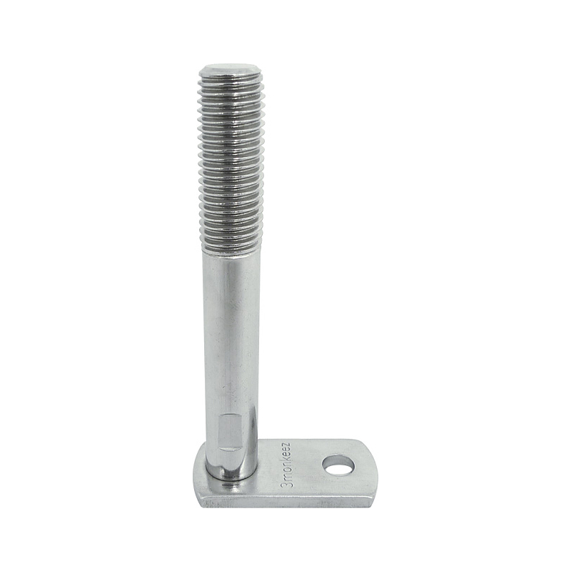 3monkeez FH-16 Stainless Steel Lug Foot 52mm x 25mm x 4.5mm Lug, M16 - 105mm Stem