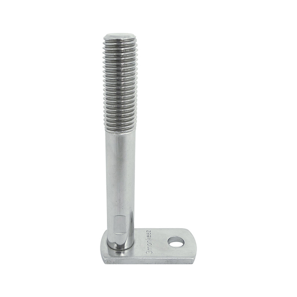 3monkeez FH-16 Stainless Steel Lug Foot 52mm x 25mm x 4.5mm Lug, M16 - 105mm Stem